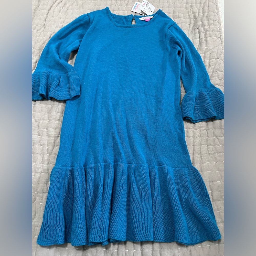 Ruffle Butts girl dress very cute with ruffles on sleeves and the bottom